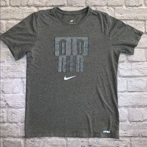 NIKE GRAY T MEN MEDIUM